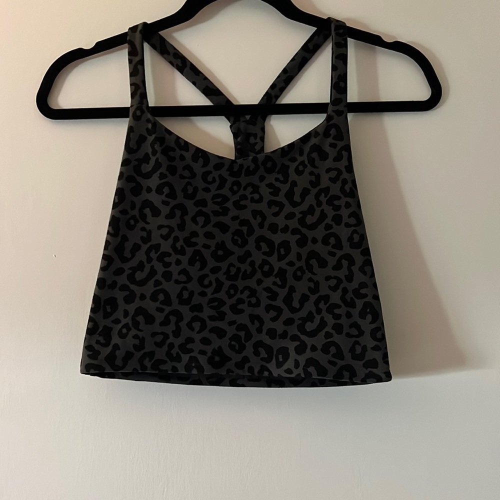 Abercrombie & Fitch Leopard Racer Back Tank